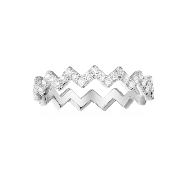 Anillo Up And Down - plata